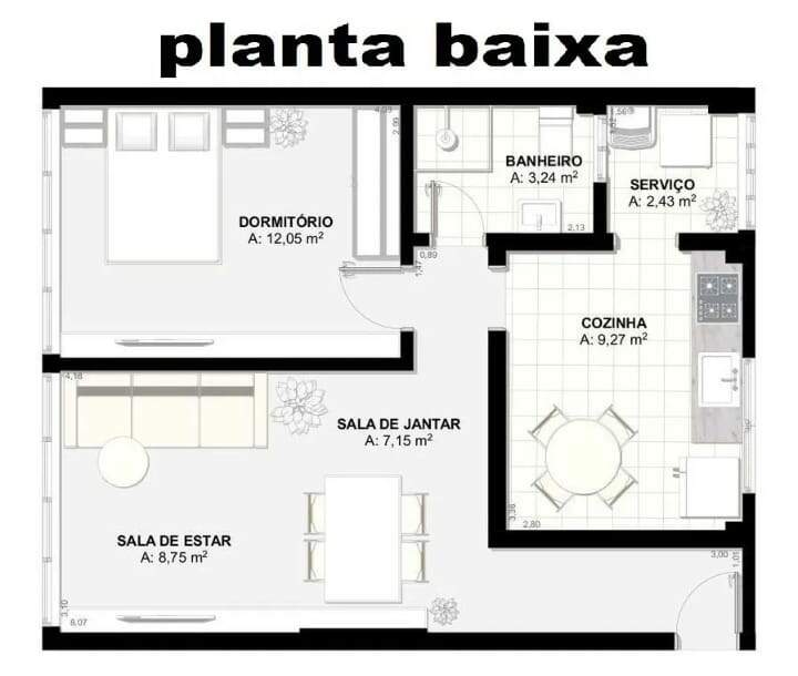 Apartamento à venda com 1 quarto, 54m² - Foto 11