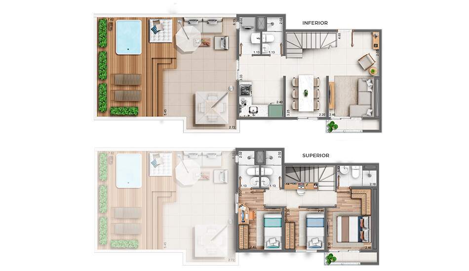 Apartamento à venda com 2 quartos, 38m² - Foto 21