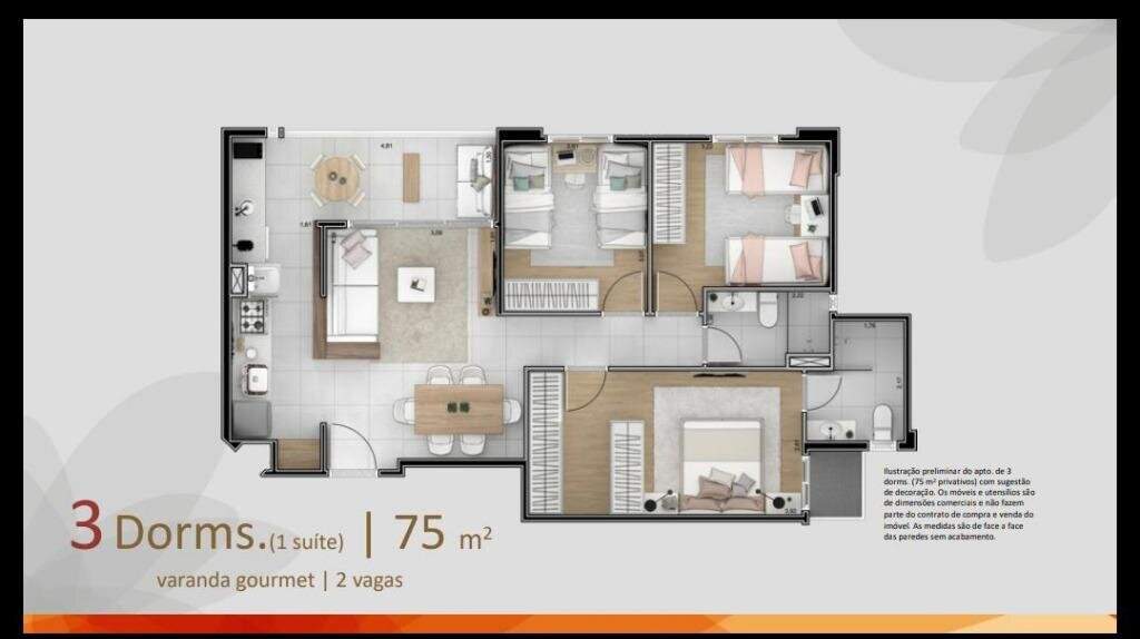 Apartamento à venda com 2 quartos, 64m² - Foto 24