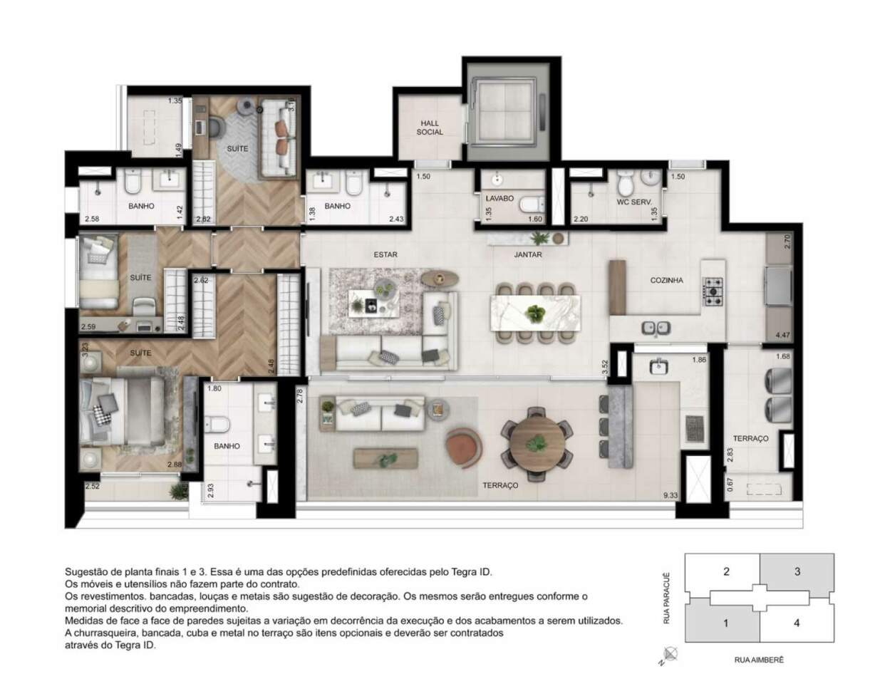 Apartamento à venda com 4 quartos, 157m² - Foto 16