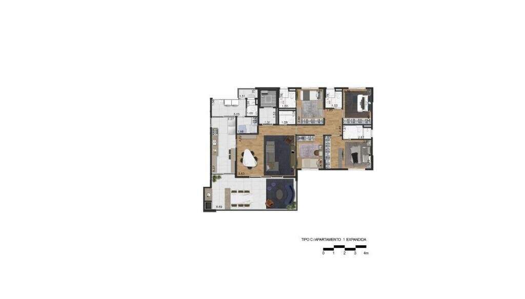 Apartamento à venda com 3 quartos, 95m² - Foto 4