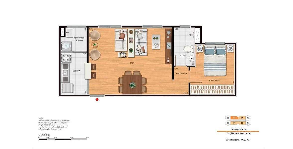 Apartamento à venda com 2 quartos, 47m² - Foto 20