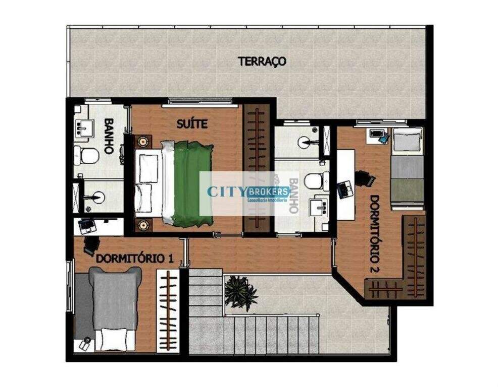 Apartamento à venda com 3 quartos, 156m² - Foto 6