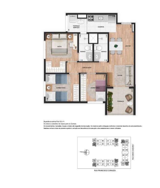 Apartamento à venda com 3 quartos, 62m² - Foto 24