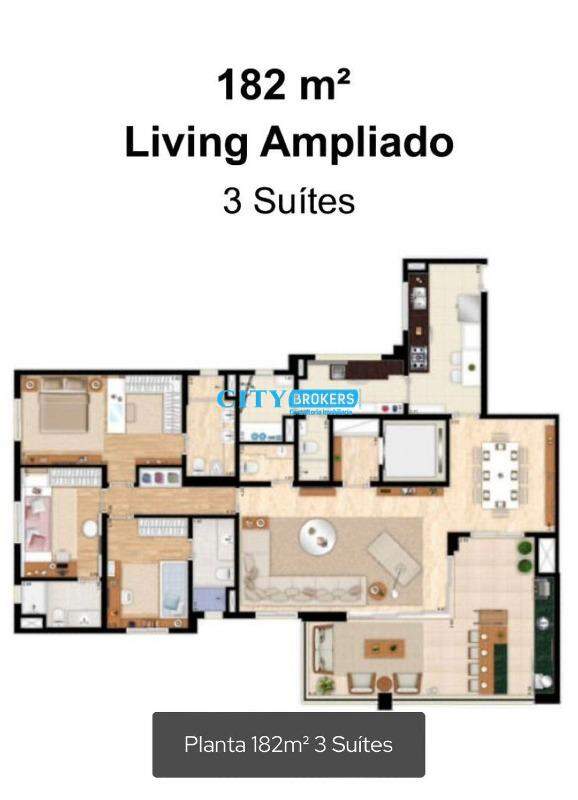 Apartamento à venda com 4 quartos, 182m² - Foto 25