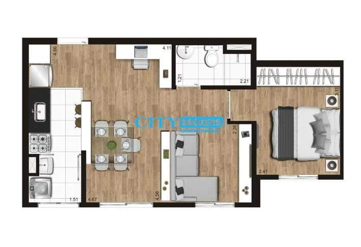 Apartamento à venda com 2 quartos, 40m² - Foto 11