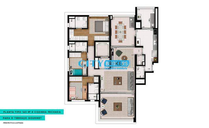 Apartamento à venda com 3 quartos, 166m² - Foto 20