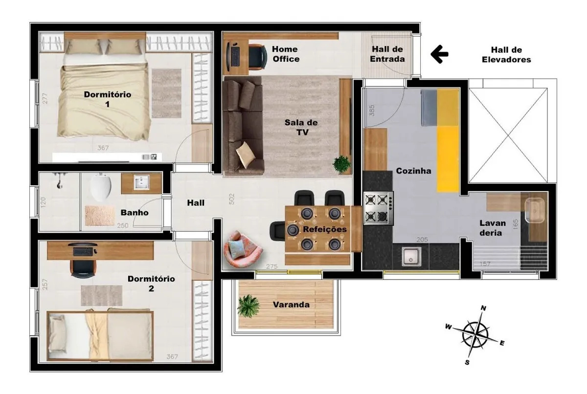 Apartamento à venda com 2 quartos, 65m² - Foto 17