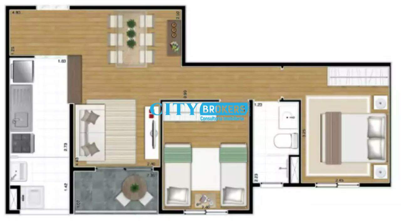 Apartamento à venda com 2 quartos, 51m² - Foto 13