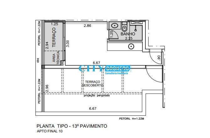 Apartamento à venda, 29m² - Foto 9