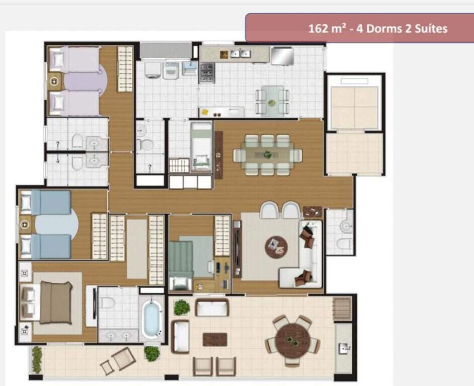 Apartamento à venda com 3 quartos, 170m² - Foto 7