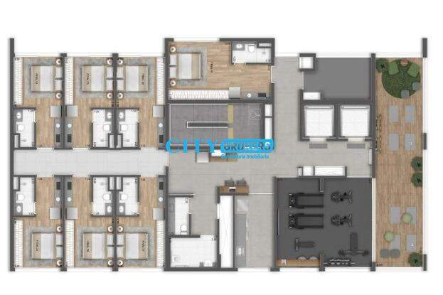 Apartamento à venda com 1 quarto, 17m² - Foto 9