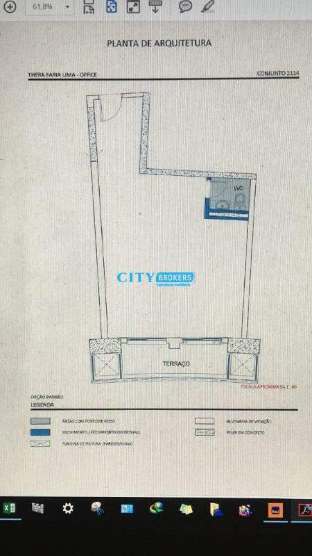 Conjunto Comercial-Sala para alugar, 48m² - Foto 10