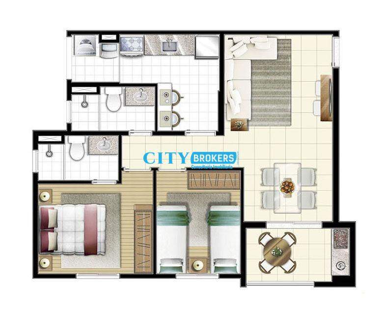 Apartamento à venda com 2 quartos, 62m² - Foto 22