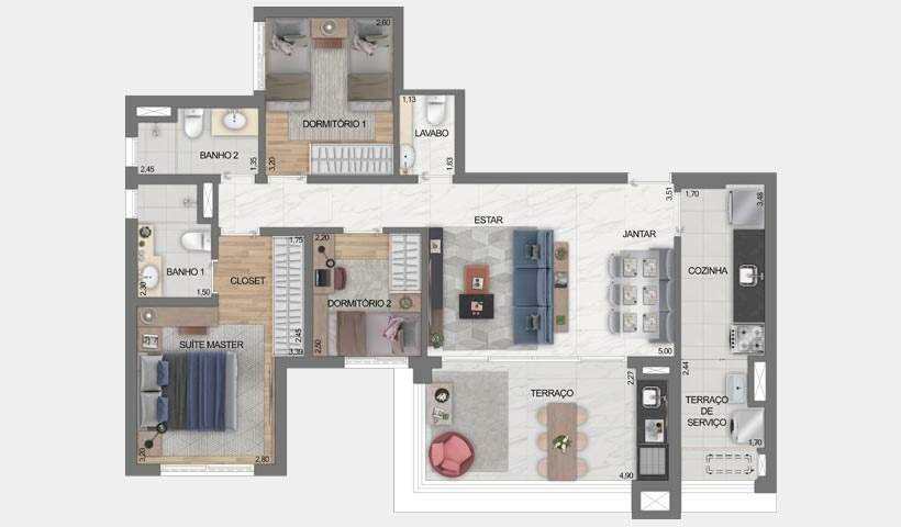 Apartamento à venda com 3 quartos, 92m² - Foto 21