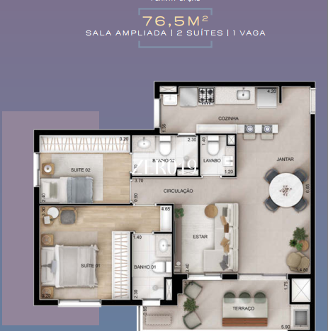 Apartamento à venda Chácara da Barra em Campinas: 