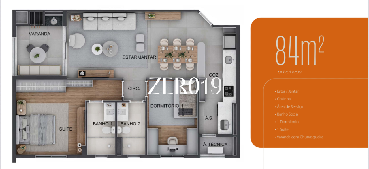 Apartamento à venda Nova Campinas em Campinas: 