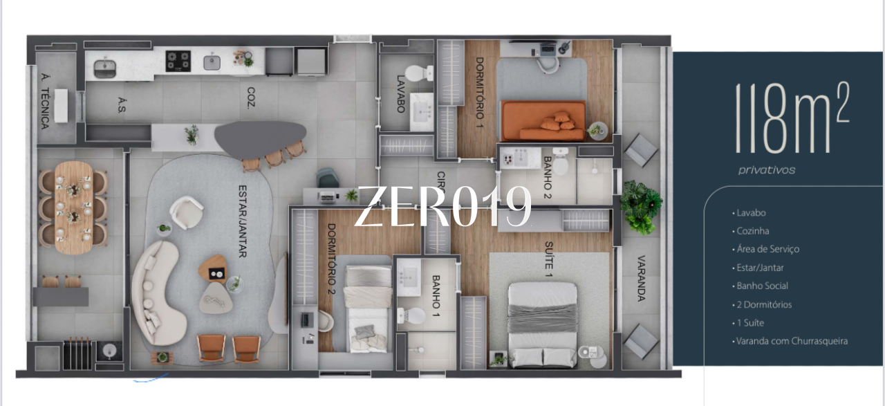 Apartamento à venda Nova Campinas em Campinas: 