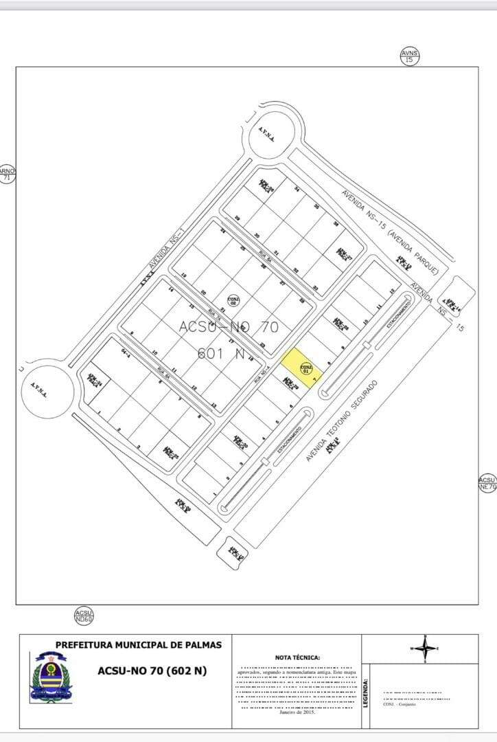 Lote à venda no Plano Diretor Norte: 