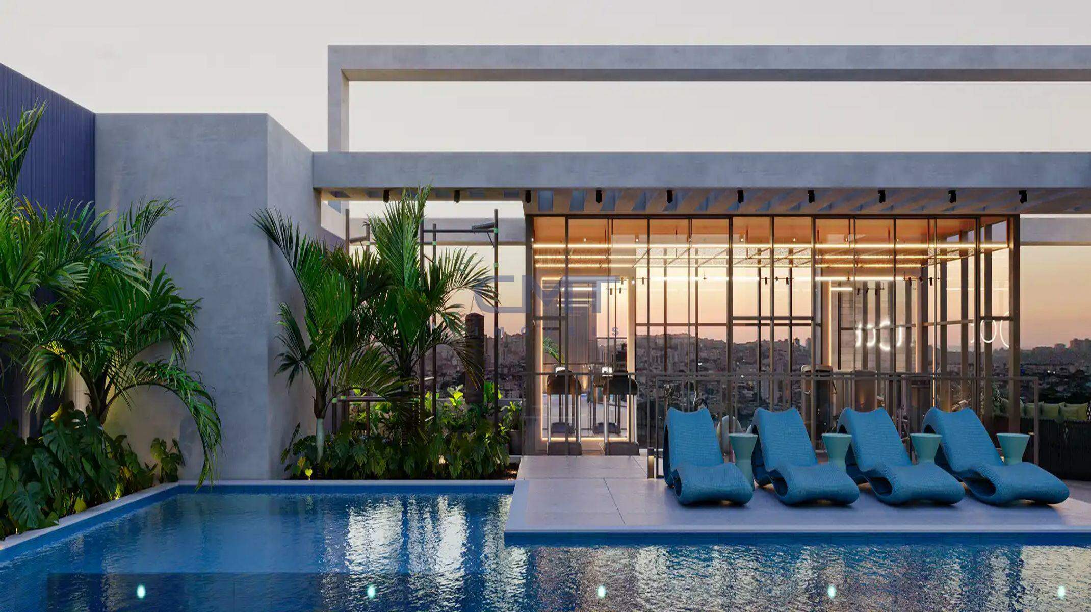 Apartamento à venda no Centro: Piscina com deck