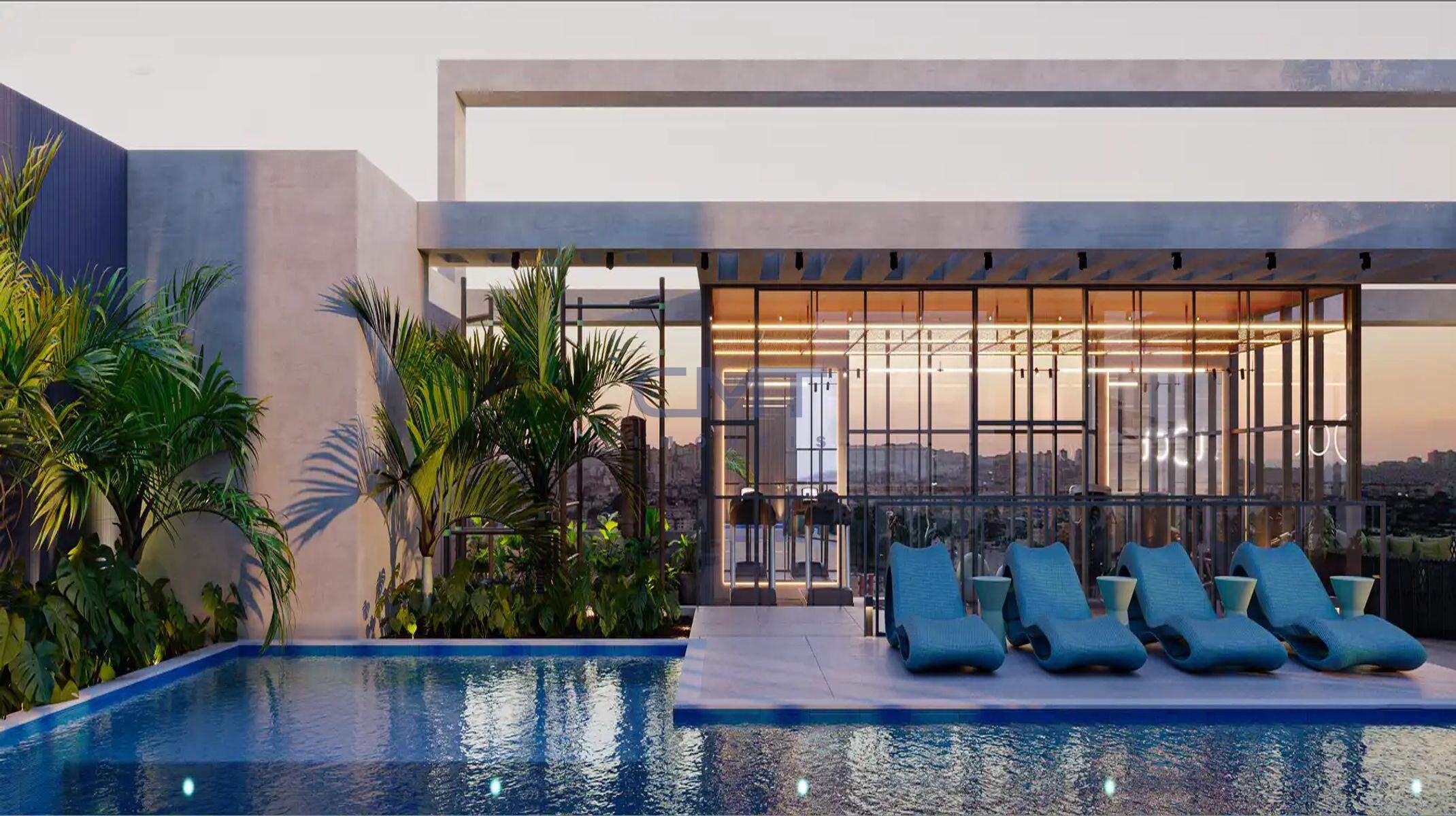 Apartamento à venda no Centro: Piscina com deck