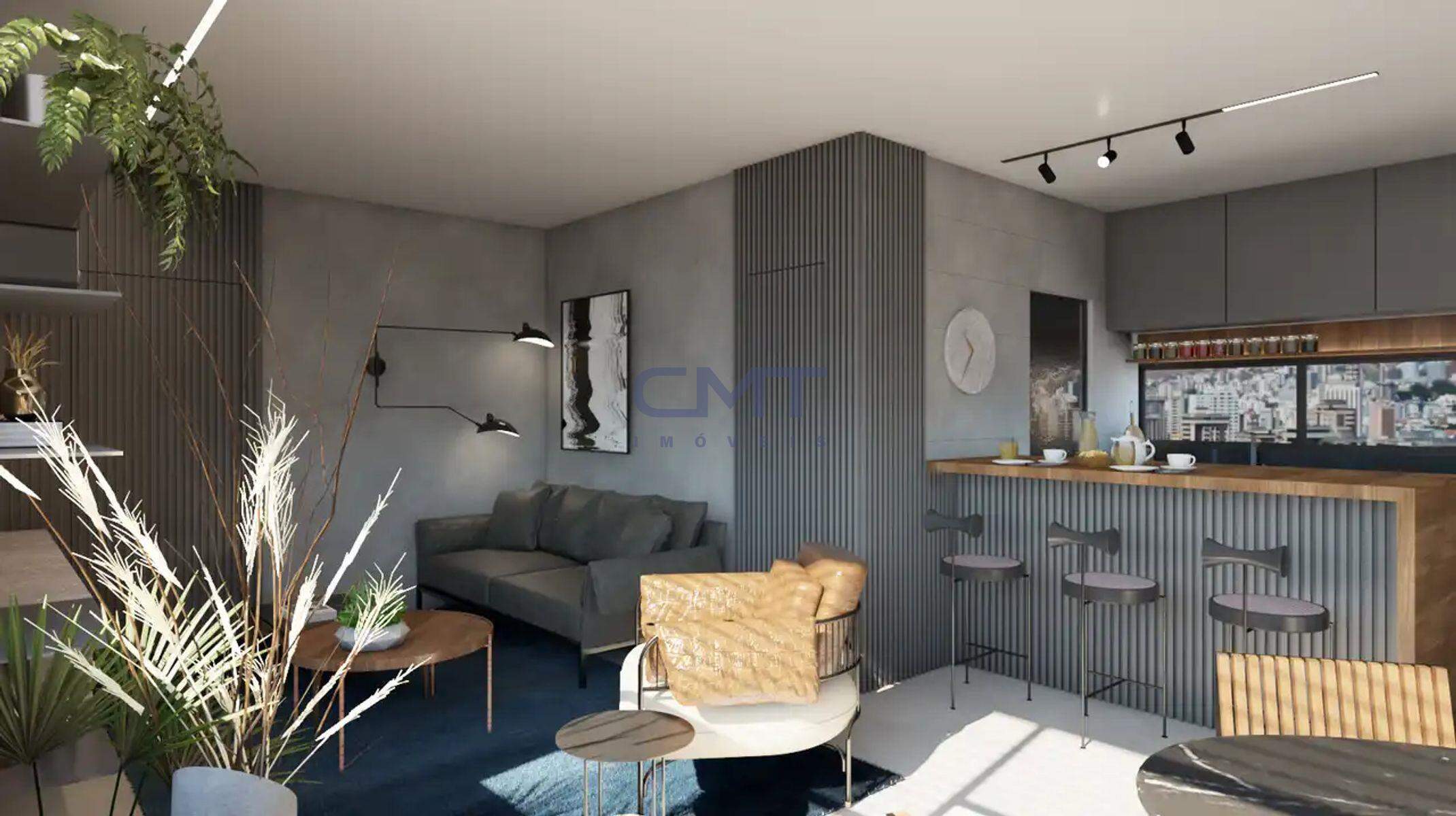 Apartamento à venda no Serra: SALA E COZINHA