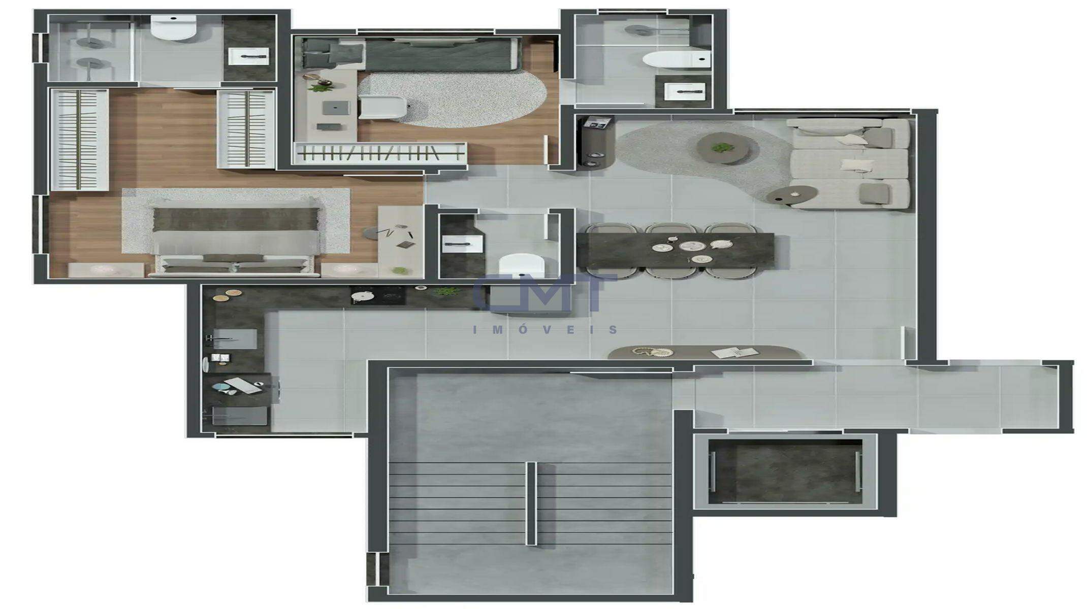 Apartamento à venda no Santo Antônio : Seleto Fascino - Apto Tipo 302 - 402