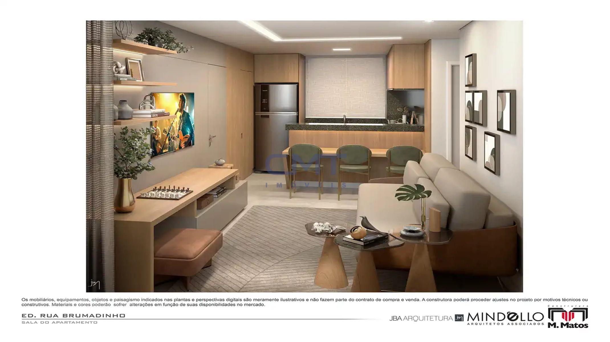 Apartamento à venda no Prado: Sala / Cozinha do Apartamento