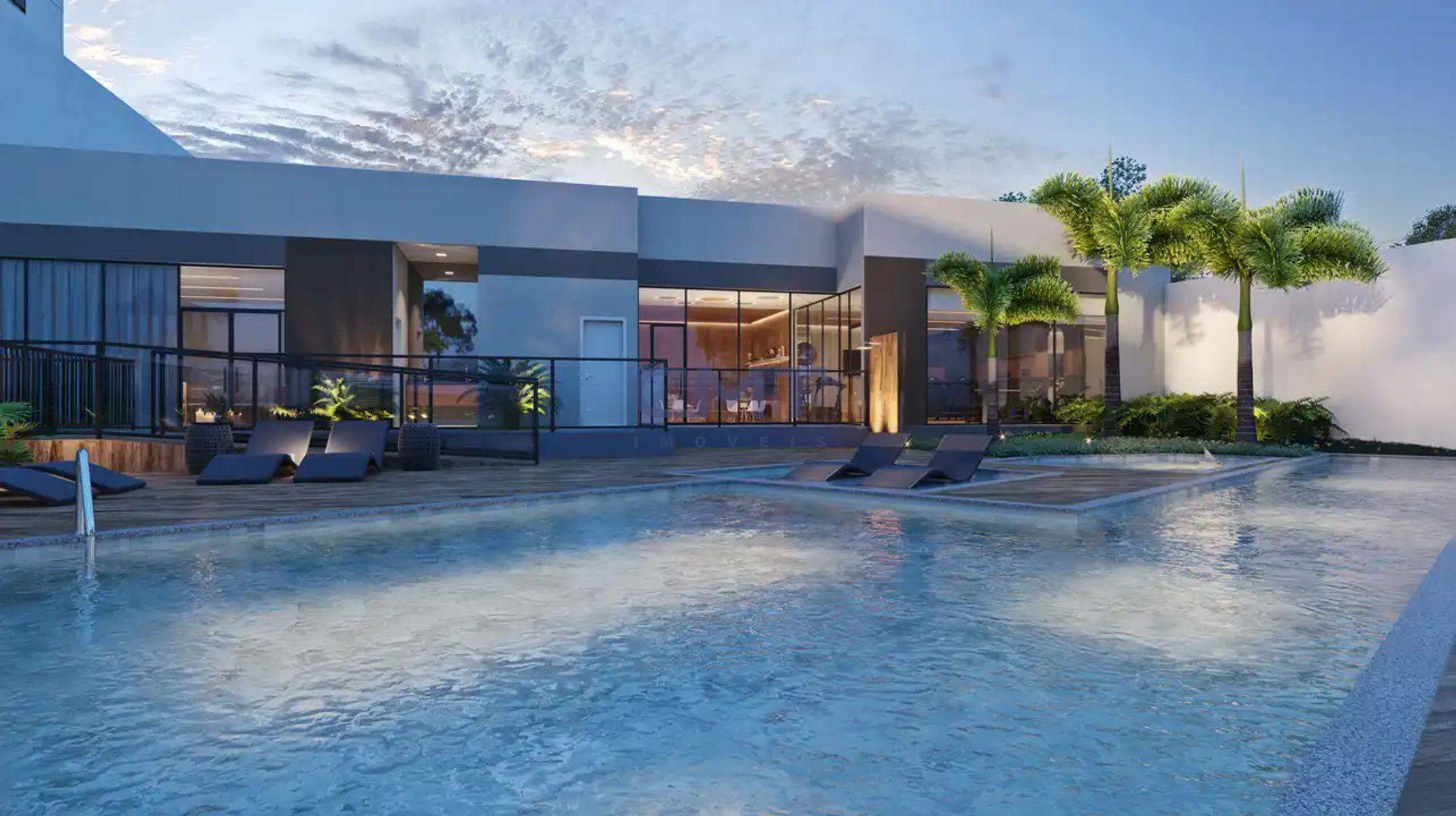 Apartamento à venda no Estoril: Piscinas adulto e infantil com deck