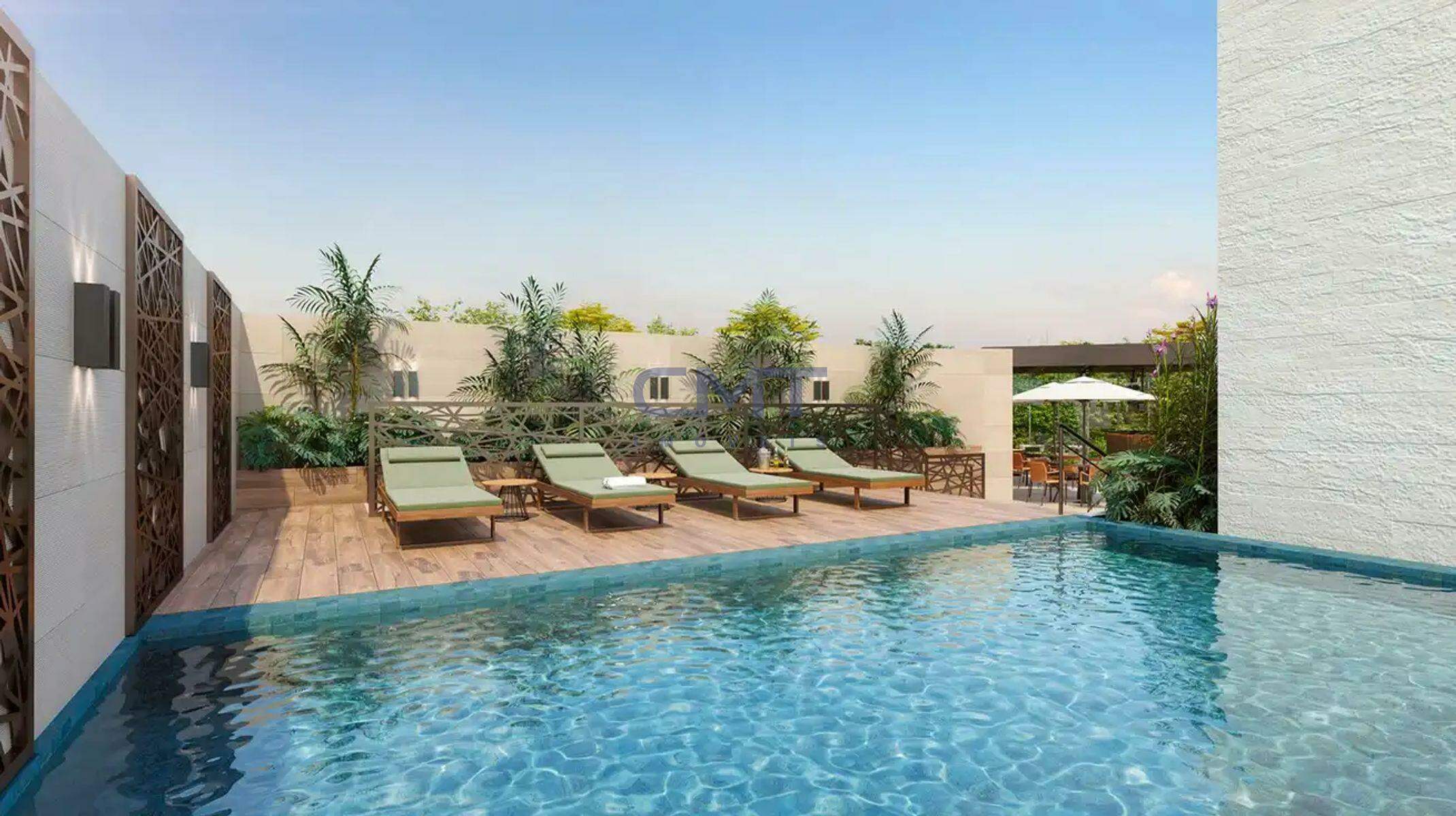 Apartamento à venda no Santo Agostinho: Piscina com deck