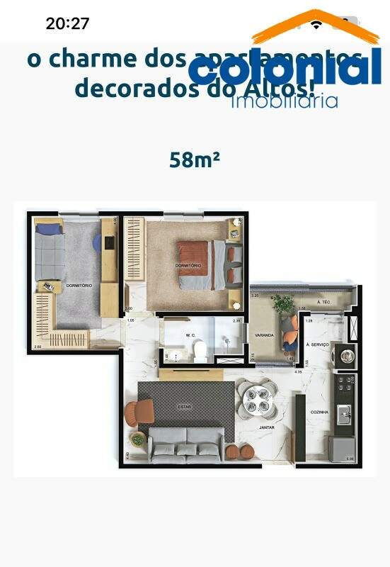 Apartamento à venda no Jardim do Lago: Foto 01