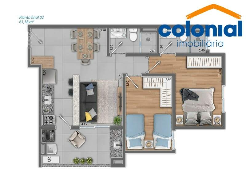 Apartamento à venda no JARDIM TORRES SAO JOSE: Foto 01