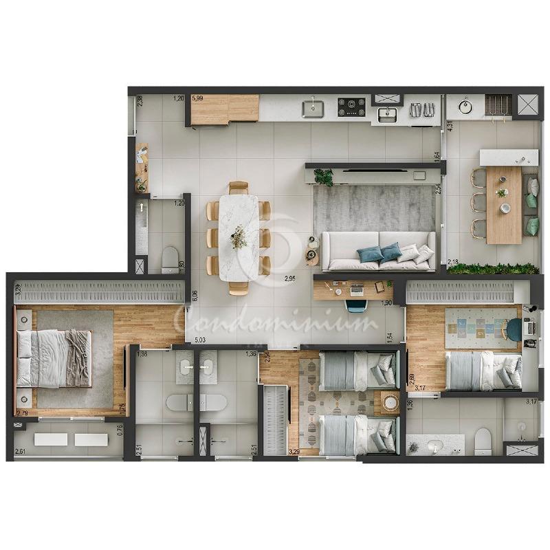 Apartamento com 3 quartos à venda, 103m² — foto 19 de 21