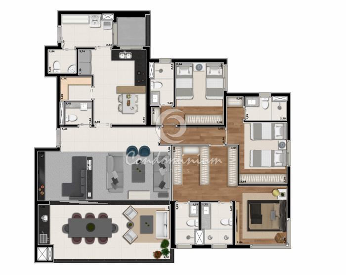 Apartamento com 3 quartos à venda, 158m² — foto 28 de 28