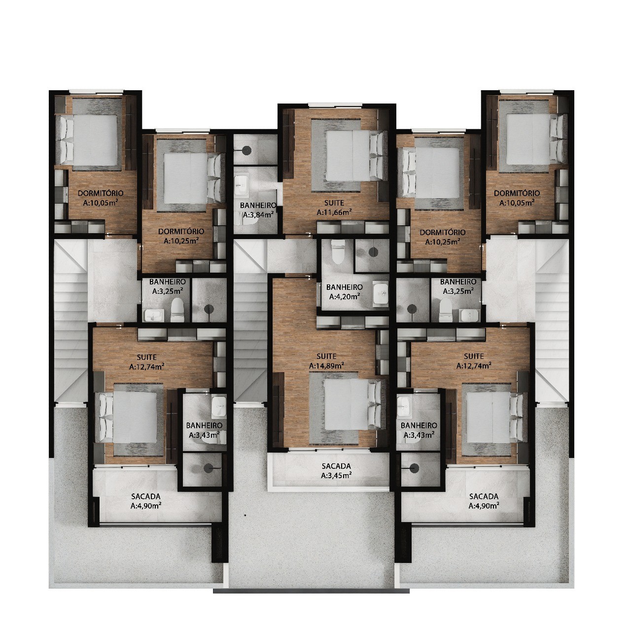 Apartamento à venda no Chico de Paulo: 