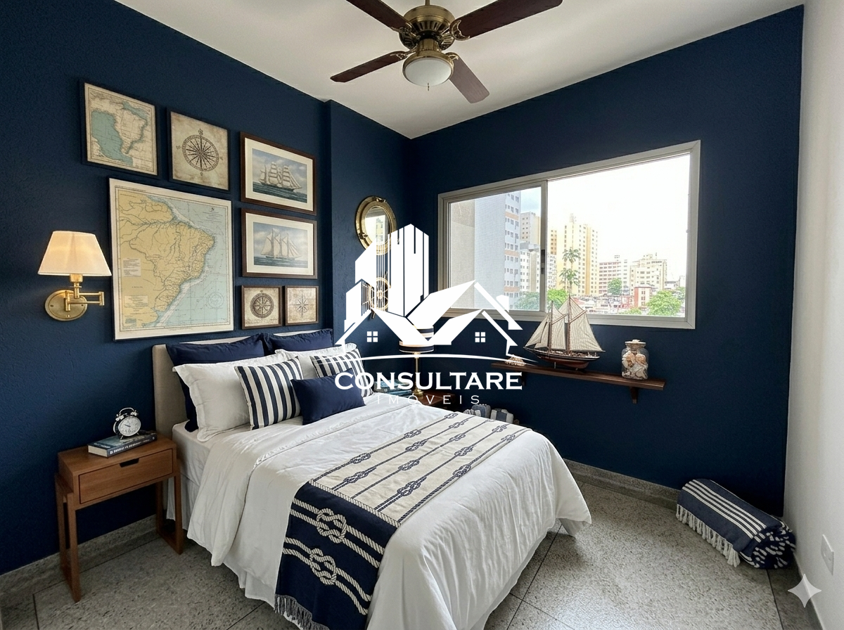 Apartamento à venda no bairro Centro por 225.000,00: Imagem ilustrativa sugestão de decoração gerada por IA