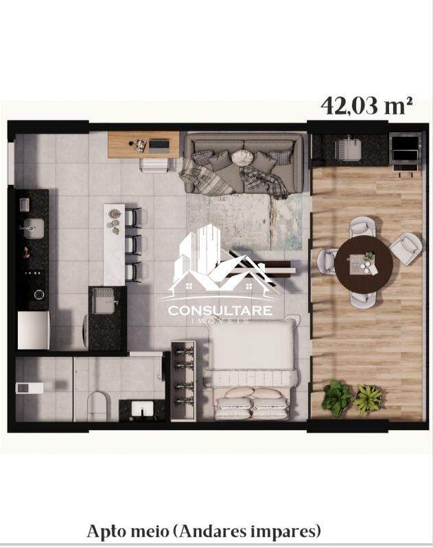 Apartamento à venda no bairro Encruzilhada por 424.500,00: 