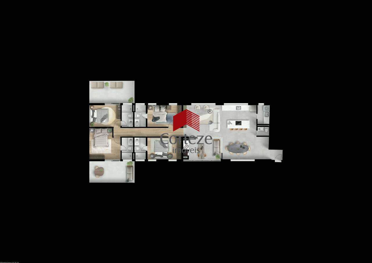 Apartamento para à venda no Juvevê em Curitiba - 16978: 