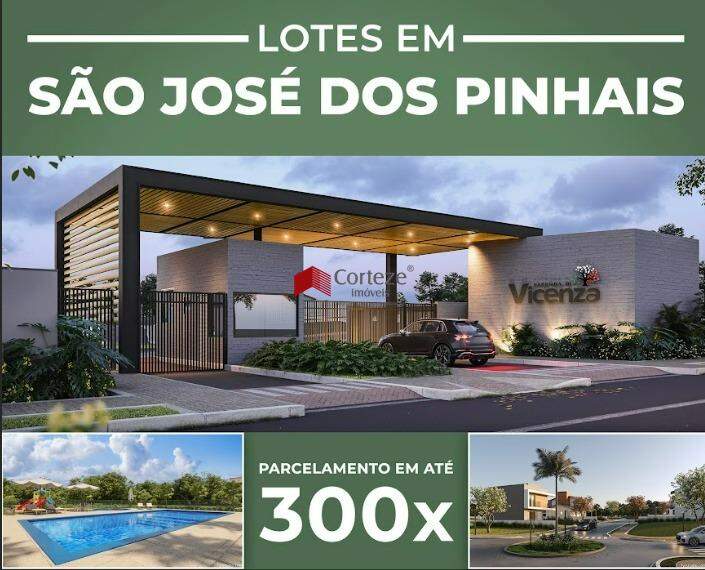 Terreno em condomínio com 128m² , à venda, no bairro Costeira em São José dos Pinhais