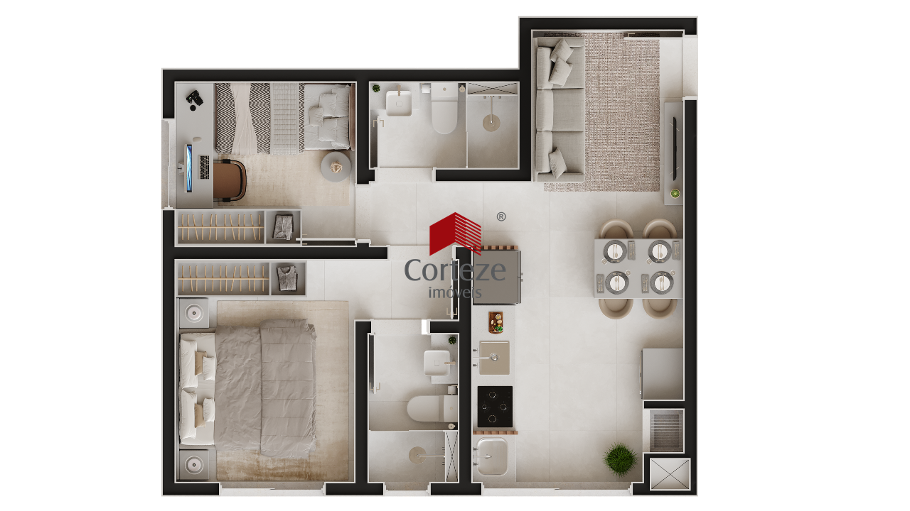 Apartamento para à venda no Hauer em Curitiba - 18686: 