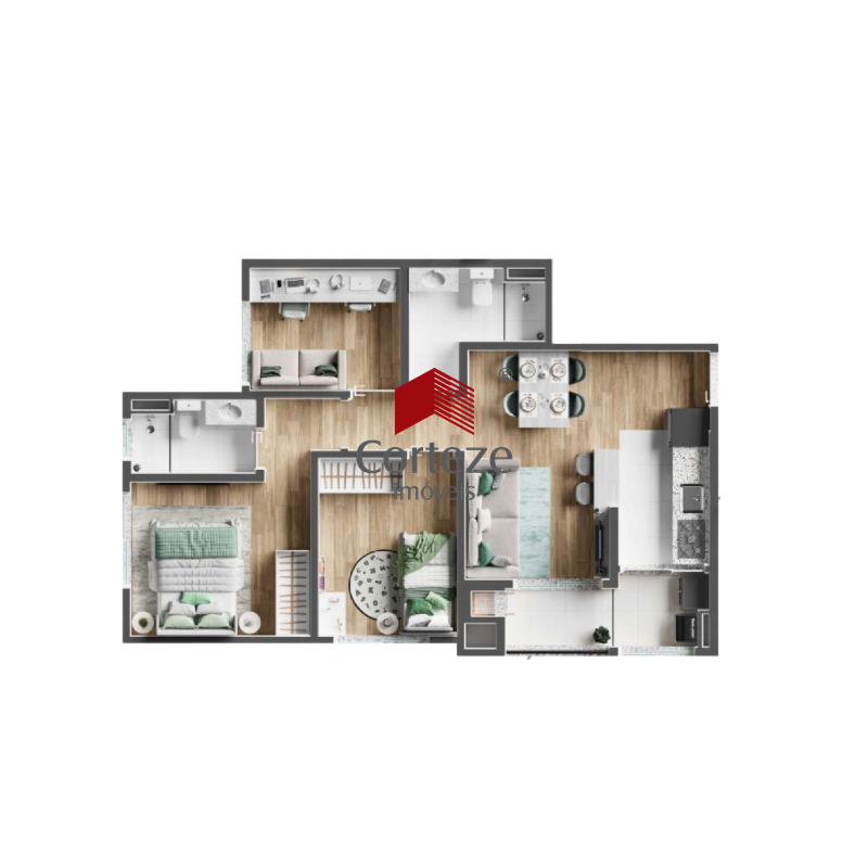 Apartamento para à venda no Prado Velho em Curitiba - 19336: 