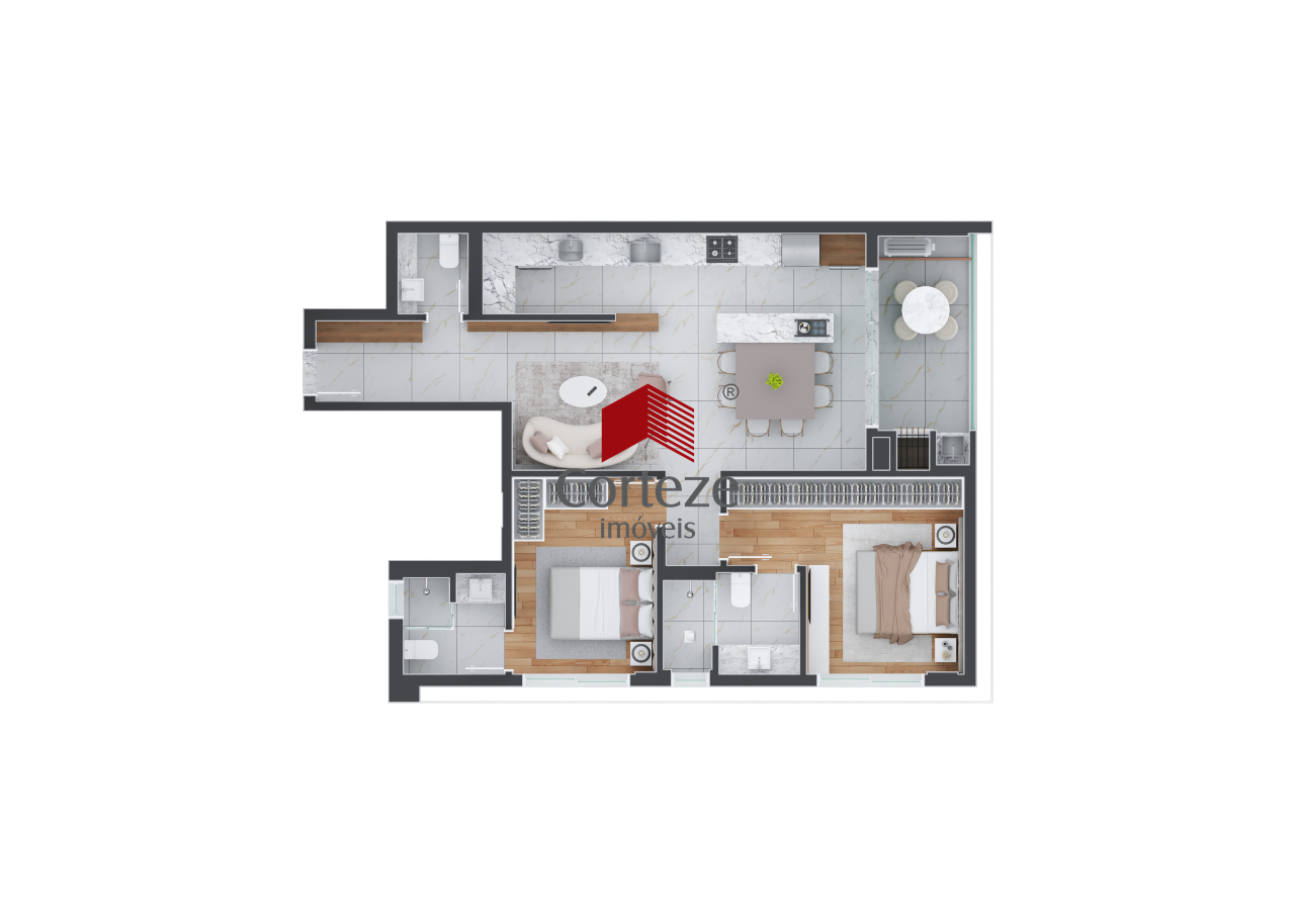 Apartamento para à venda no Hugo Lange em Curitiba - 19378: 