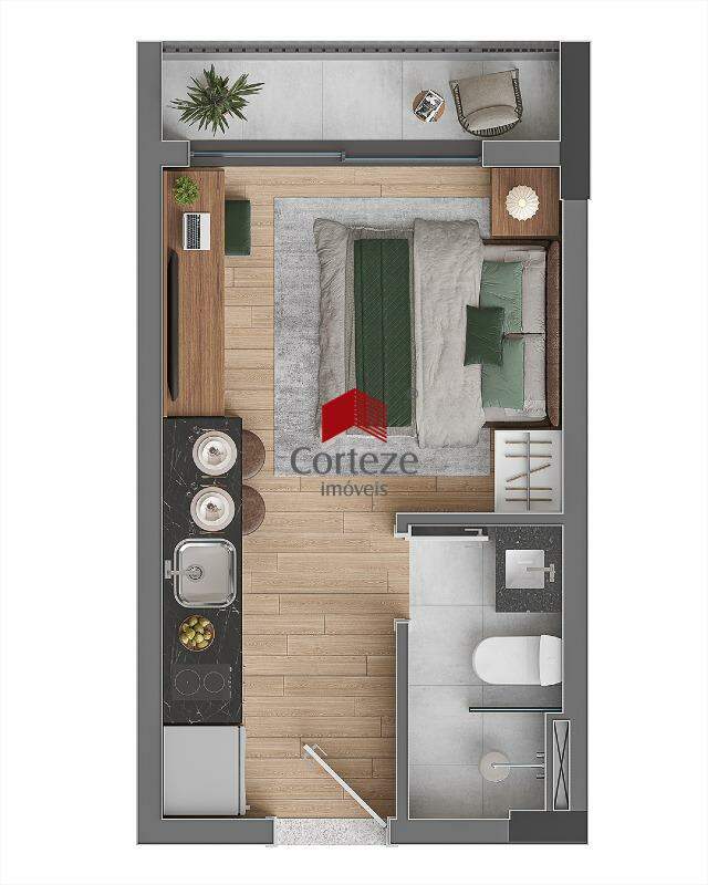 Apartamento para à venda no Centro em Curitiba - 19671: 