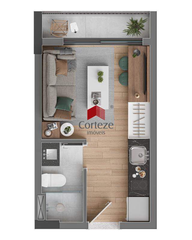 Apartamento para à venda no Centro em Curitiba - 19671: 