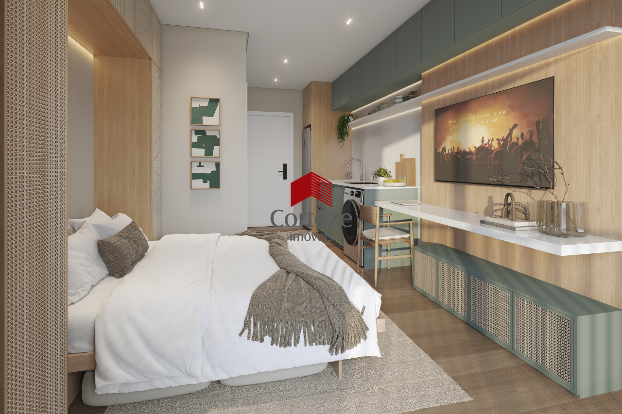 Apartamento para à venda no Centro em Curitiba - 21345: Studio cama extendida