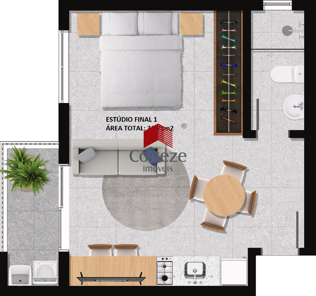 Apartamento para à venda no São Francisco em Curitiba - 21679: 
