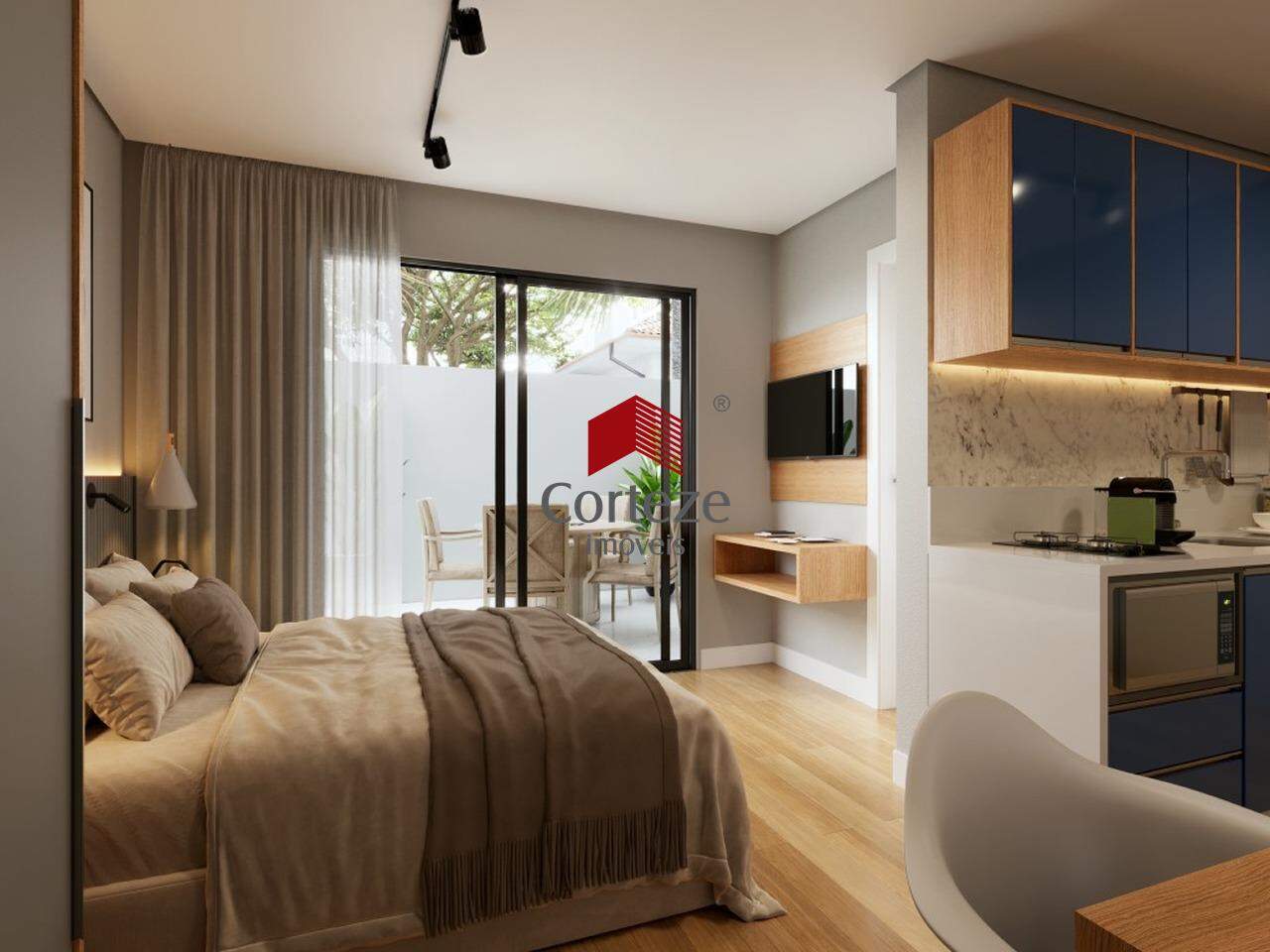 Studio para à venda no Cristo Rei em Curitiba - 21771: 