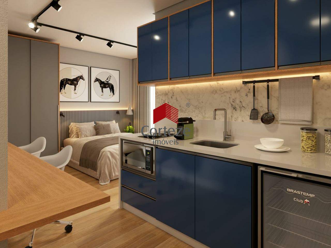 Studio para à venda no Cristo Rei em Curitiba - 21771: 
