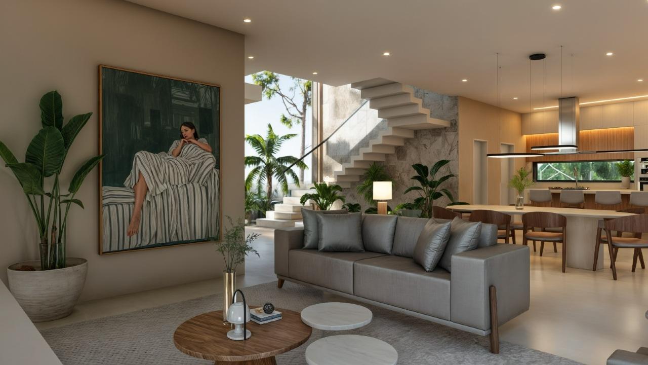 Casa de condomínio à venda no Condomínio Campos de Santo Antônio: