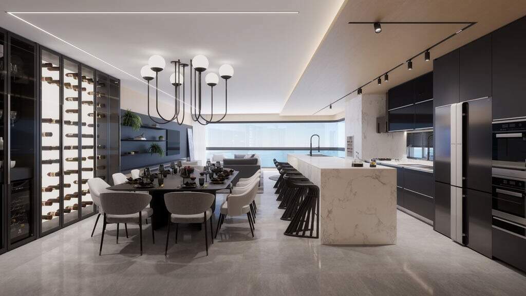Apartamento em construção com 4 Suítes no Edifício Legend Vila Rica a venda - Meia Praia 